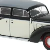 BREKINA 20459 Opel Admiral geschlossenes Cabrio schwarz/grau | Modellauto 1:87