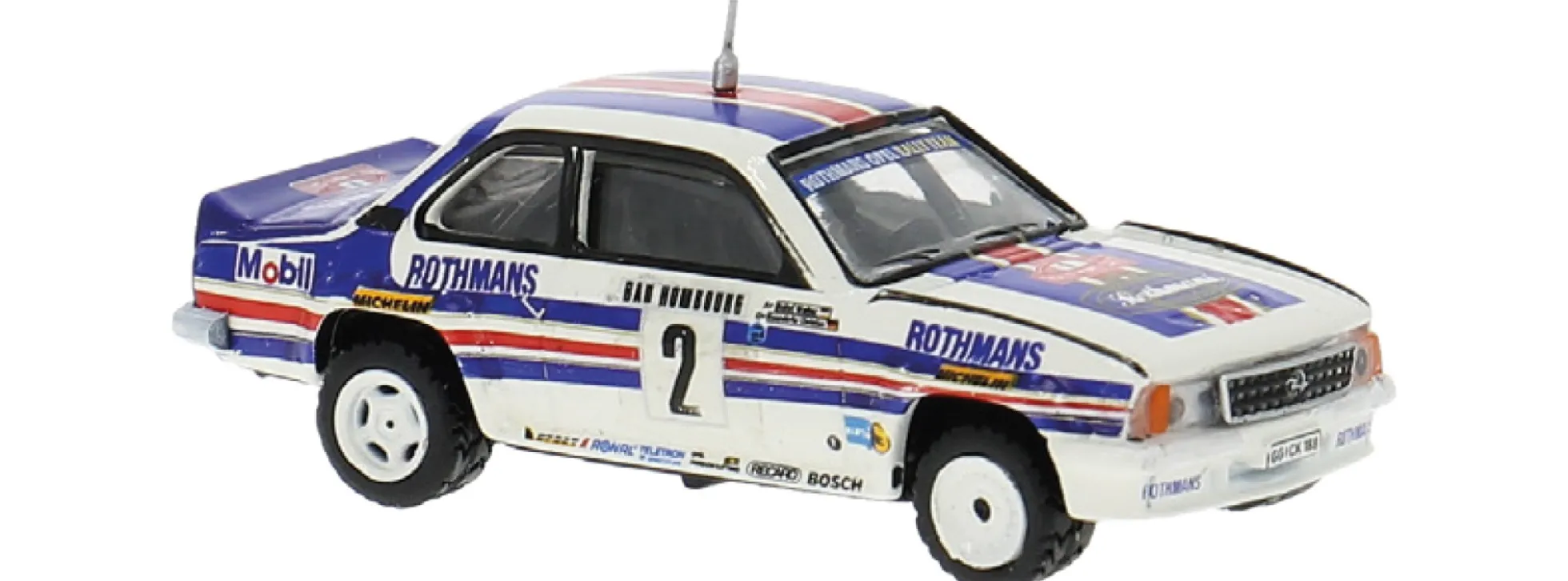 BREKINA 20774 Opel Ascona B 400 Rothmans Walter Röhrl Sieger Monte Carlo 1982 Automodell 1:87