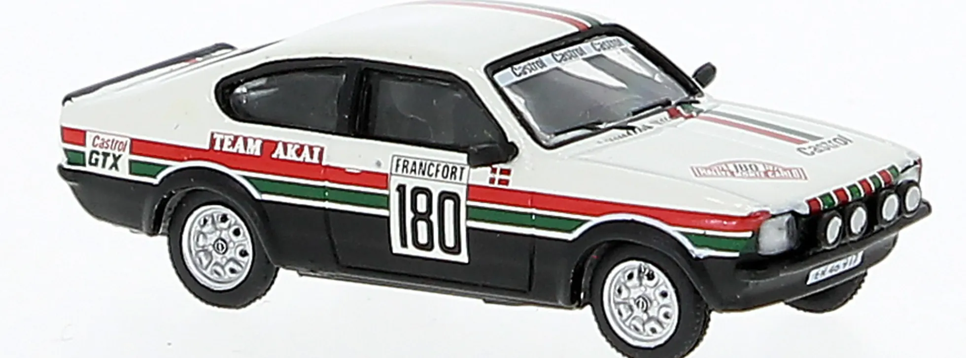 BREKINA 20408 Opel Kadett C GT E Castrol Oluf Raldorf Rallye Monte Carlo 1978 Automodell 1:87