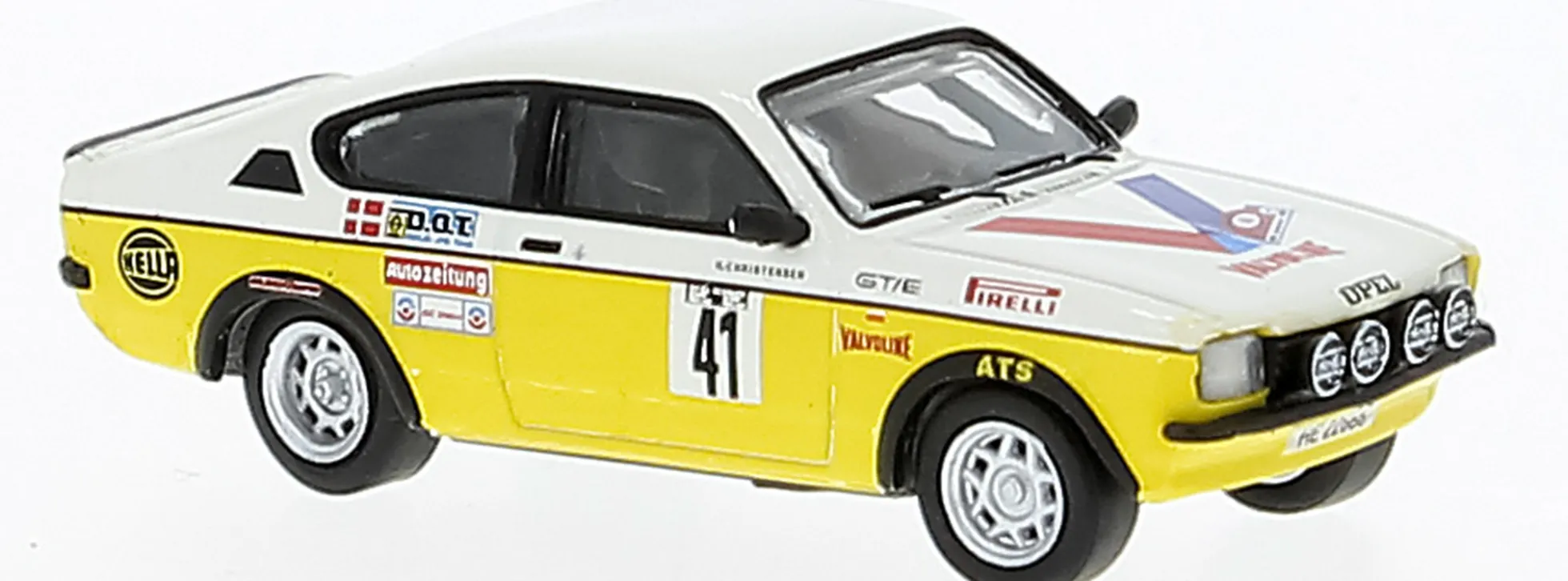 BREKINA 20407 Opel Kadett C GT E Hunsrück Rallye 1979 Automodell 1:87