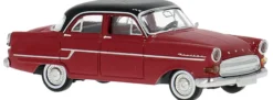 BREKINA 20887 Opel Kapitän 1956 - dunkelrot | Modellauto 1:87