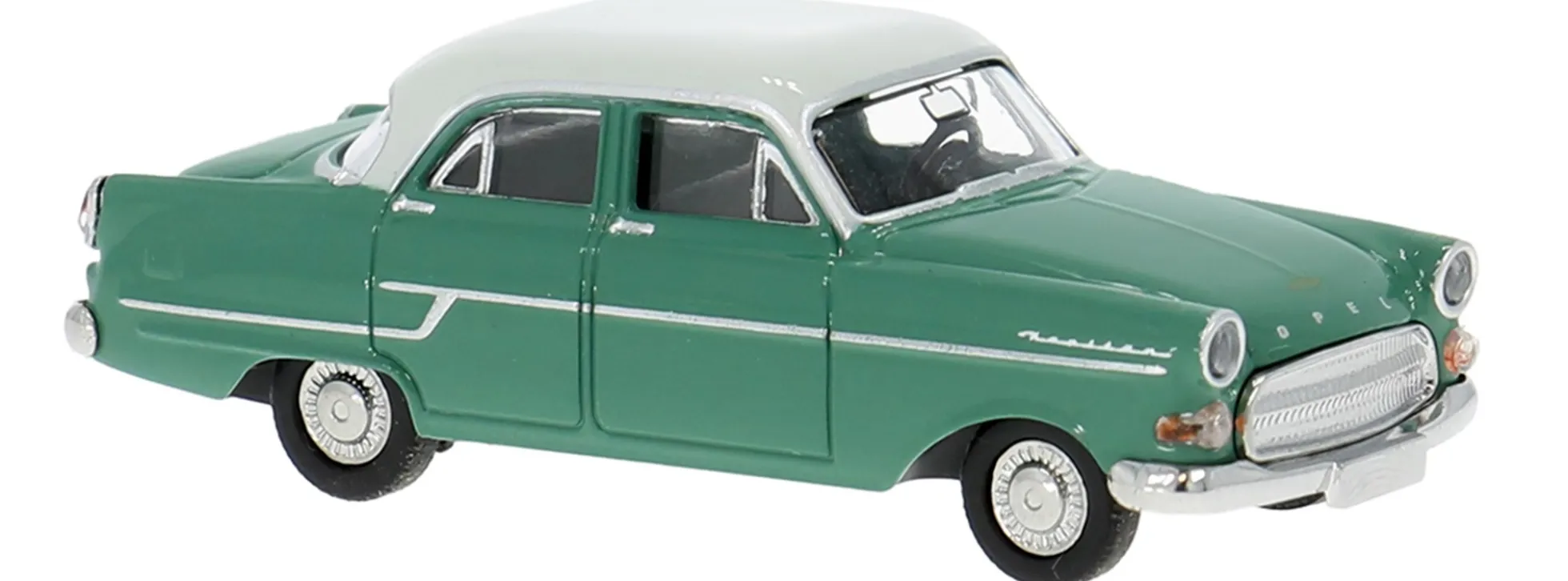 BREKINA 20886 Opel Kapitän grün | Modellauto 1:87
