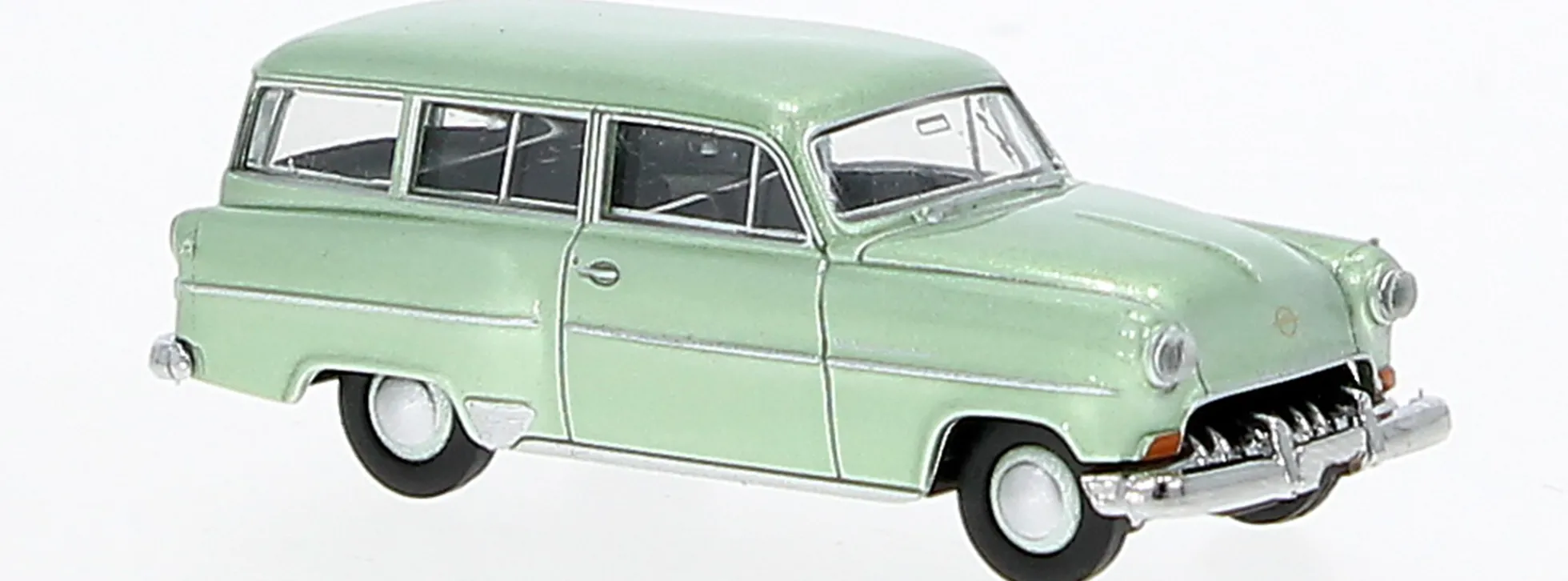 BREKINA 20248 Opel Olympia Caravan lichtgrün 1954 Automodell 1:87