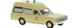 BREKINA 20673 Opel Rekord C KTW 1968 - Malteser | Blaulichtmodell 1:87