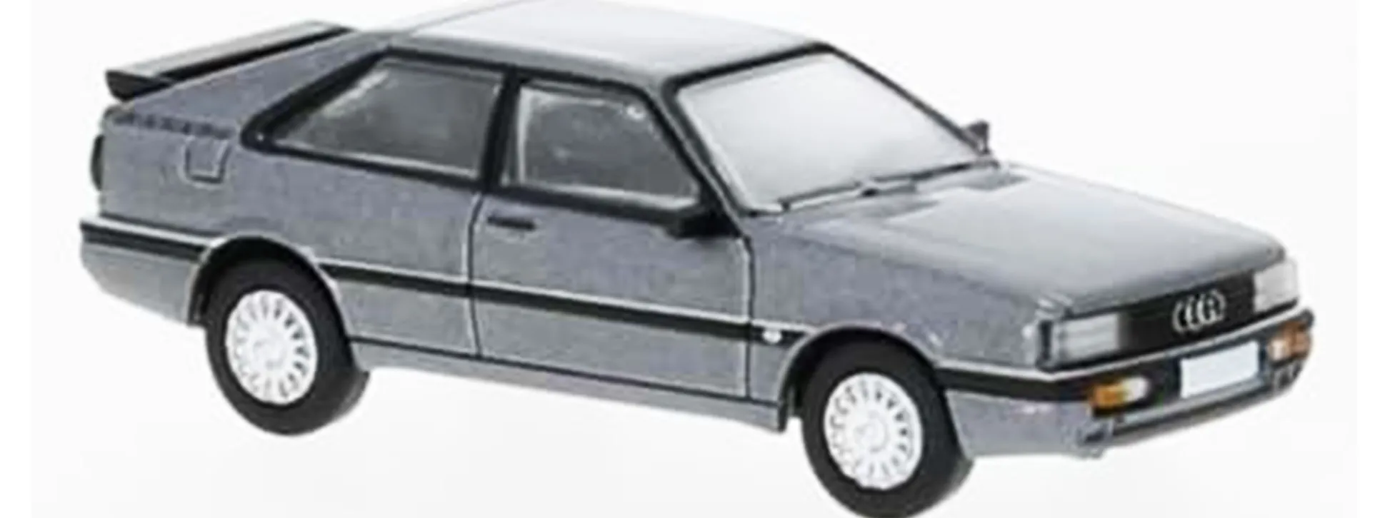BREKINA PCX870269 Audi Coupe B2 1985 metallic dunkelgrau Automodell 1:87