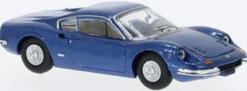 BREKINA PCX870634 Ferrari Dino 246GT 1969 blaumetallic Automodell 1:87