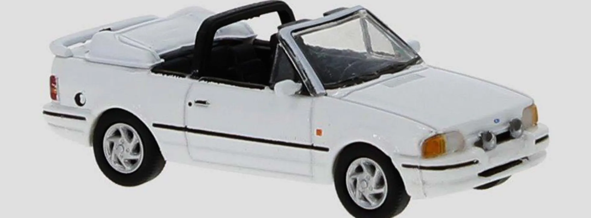 BREKINA PCX870156 Ford Escort IV Cabriolet weiss 1986 Automodell 1:87