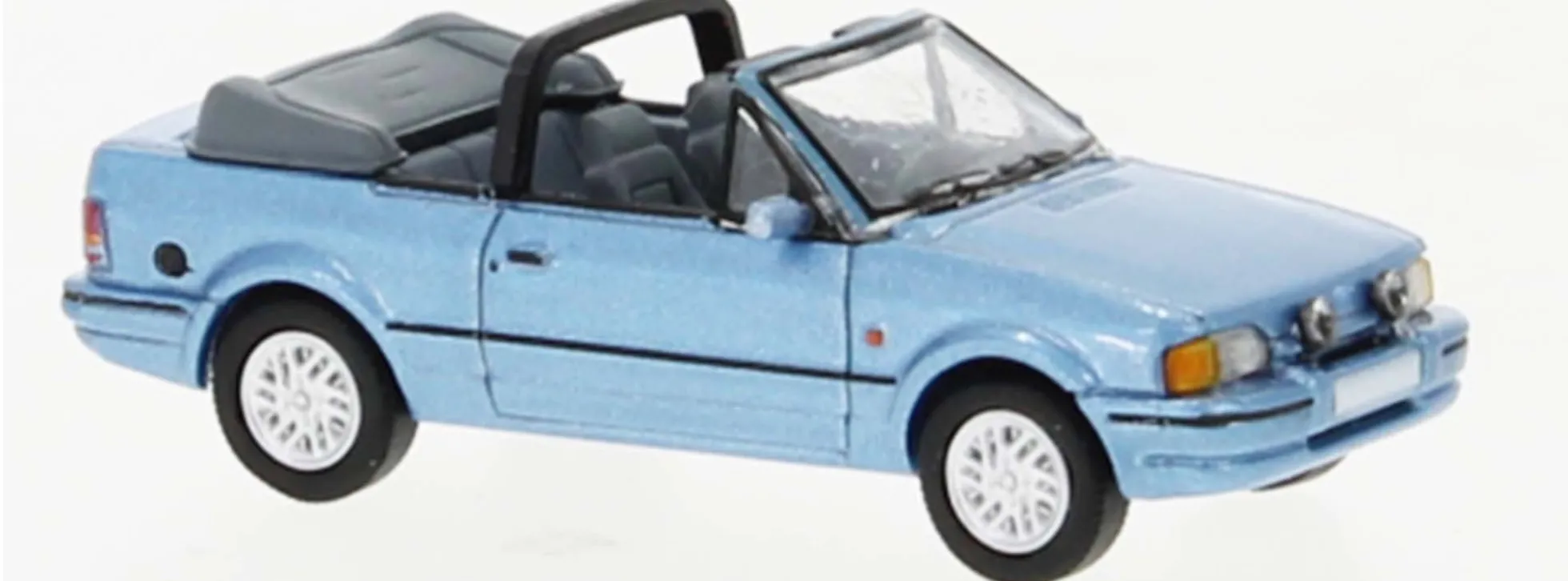 BREKINA PCX870158 Ford Escort IV Cabriolet hellblau-metallic 1986 Automodell 1:87