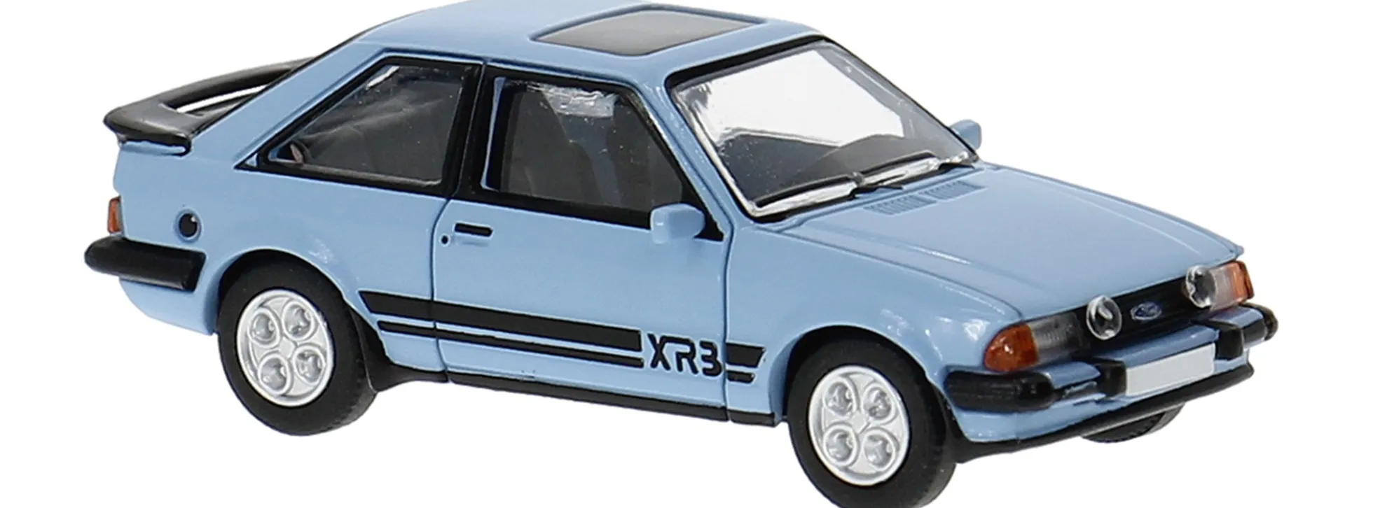 BREKINA PCX870791 Ford Escort MkIII XR3i hellblau 1982 | Modellauto 1:87