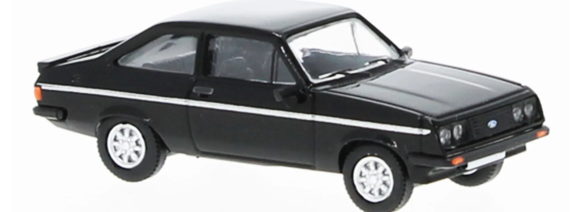 BREKINA PCX870723 Ford Escort MK II RS 2000 1977 schwarz Automodell 1:87