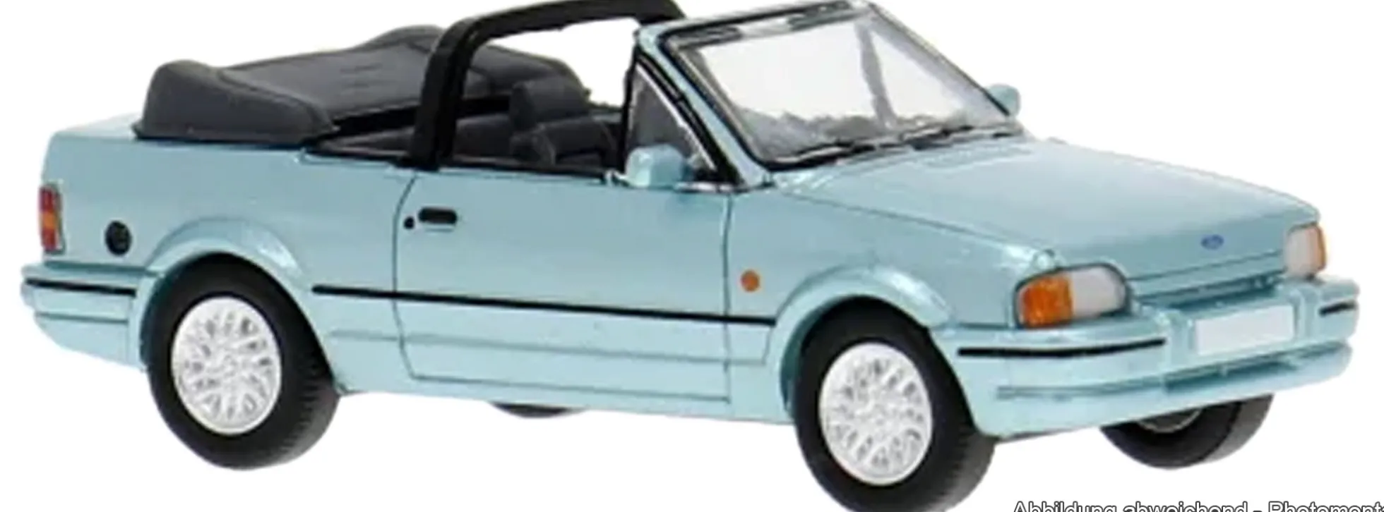 BREKINA PCX871576 Ford Escort MK IV Cabrio 1986 - türkis | Modellauto 1:87