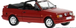 BREKINA PCX871579 Ford Escort MK IV Cabrio 1986 - rot | Modellauto 1:87