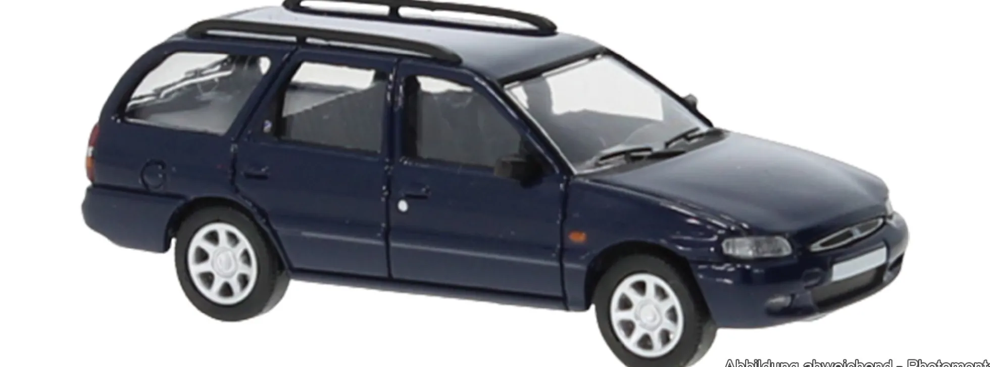 BREKINA PCX870652 Ford Escort MK VII Turnier dunkelblau | Modellauto 1:87