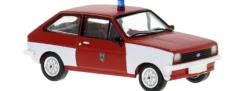 BREKINA PCX871255 Ford Fiesta MK I Feuerwehr Pinneberg 1975 Blaulichtmodell 1:87
