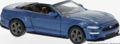 BREKINA PCX870564 Ford Mustang VI Cabriolet dunkelblau | Modellauto 1:87