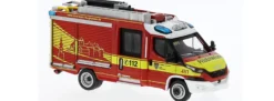BREKINA PCX870549 Iveco Magirus Daily MLF 2021 Feuerwehr Burghausen Blaulichtmodell 1:87