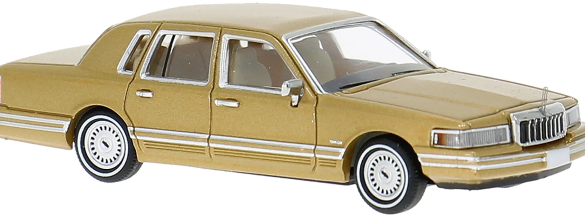 BREKINA PCX870911 Lincoln Town Car 1991 - gold | Modellauto 1:87