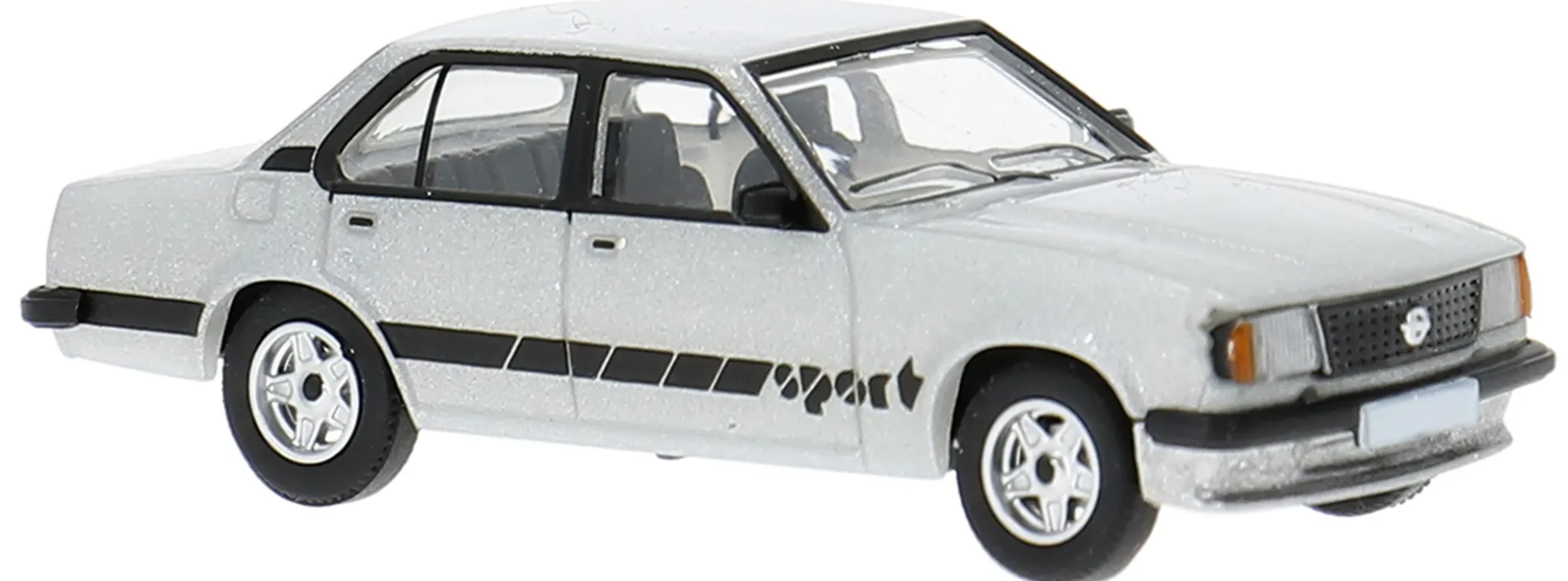 BREKINA PCX871693 Opel Ascona B Sport 1979 - silber/Dekor | Modellauto 1:87