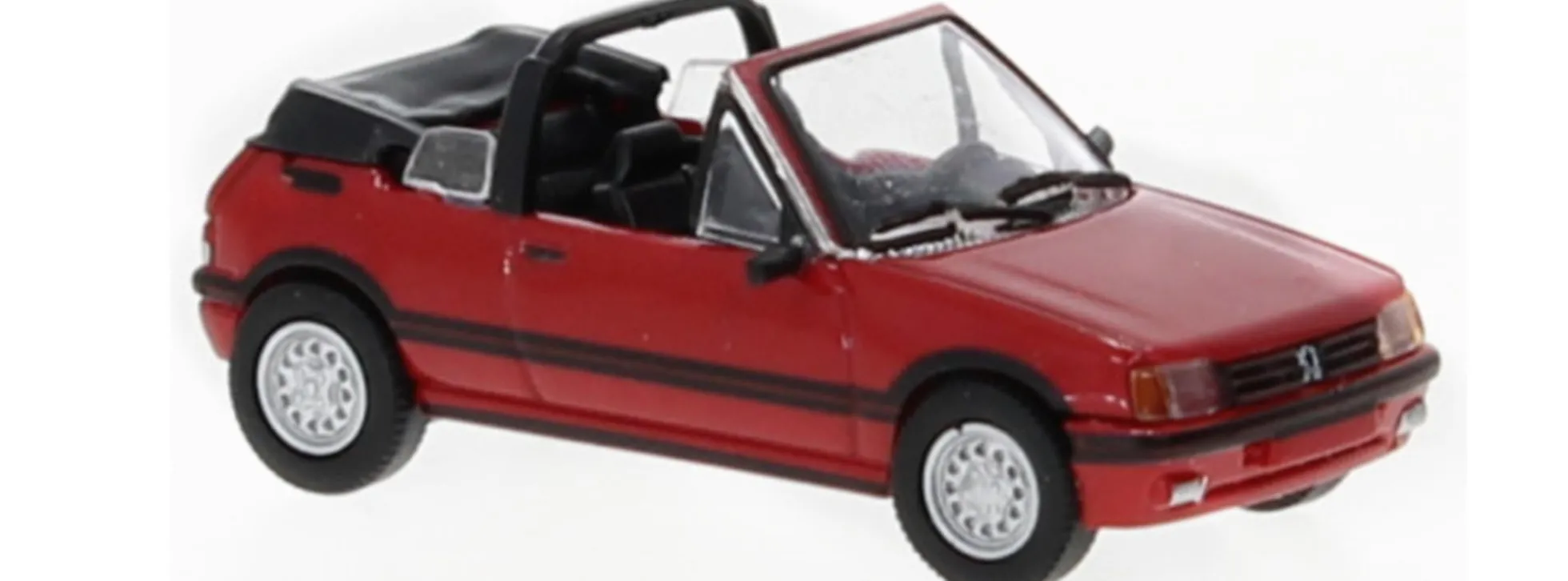 BREKINA PCX870502 Peugeot 205 Cabriolet 1986 rot Automodell 1:87