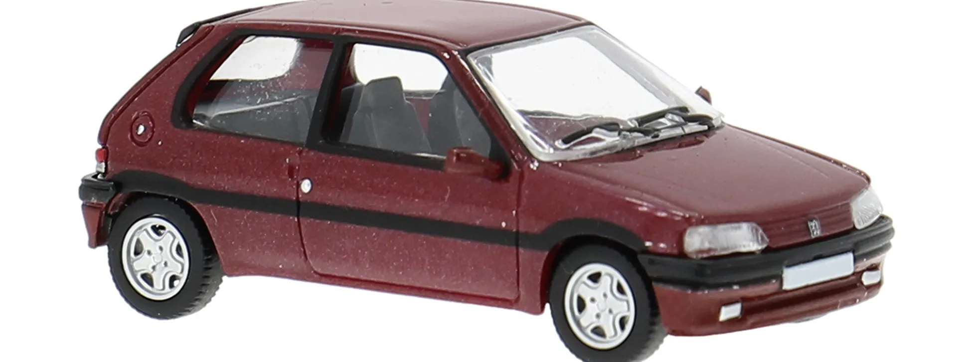 BREKINA PCX870750 Peugeot 106 XSI 1991 - dunkelrot | Modellauto 1:87