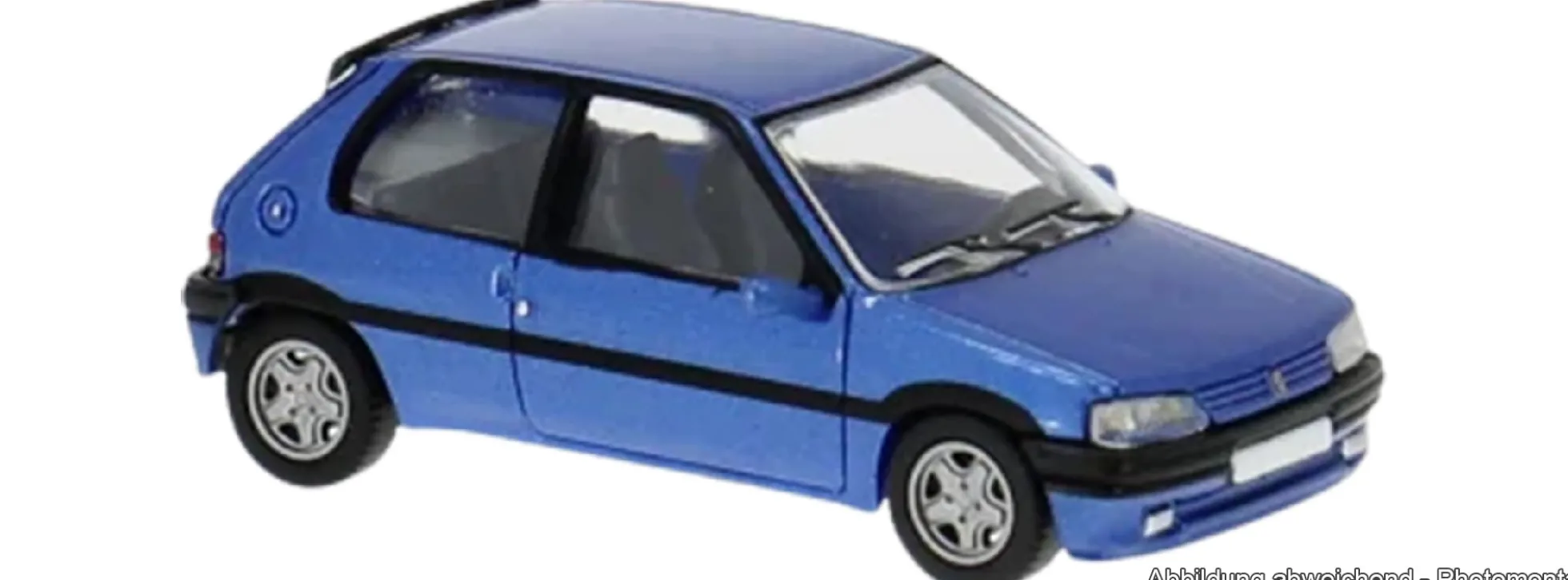 BREKINA PCX870751 Peugeot 106 XSI 1991 - dunkelblau | Modellauto 1:87