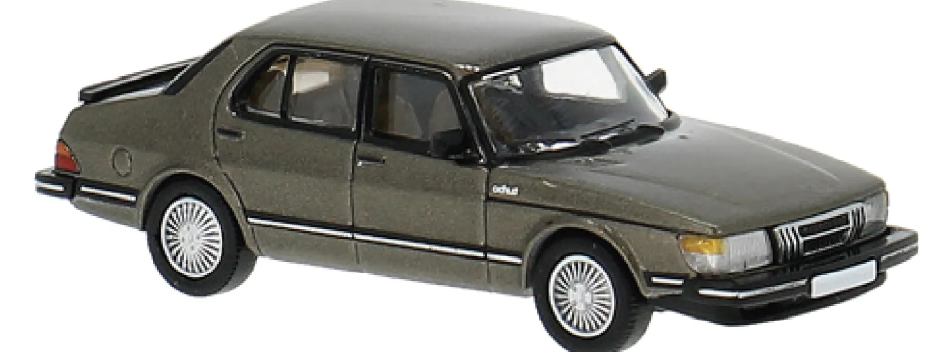 BREKINA PCX870758 Saab 900 Limousine 1981 braunmetallic Automodell 1:87