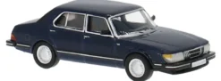 BREKINA PCX870759 Saab 900 Limousine 1981 dunkelblau Automodell 1:87