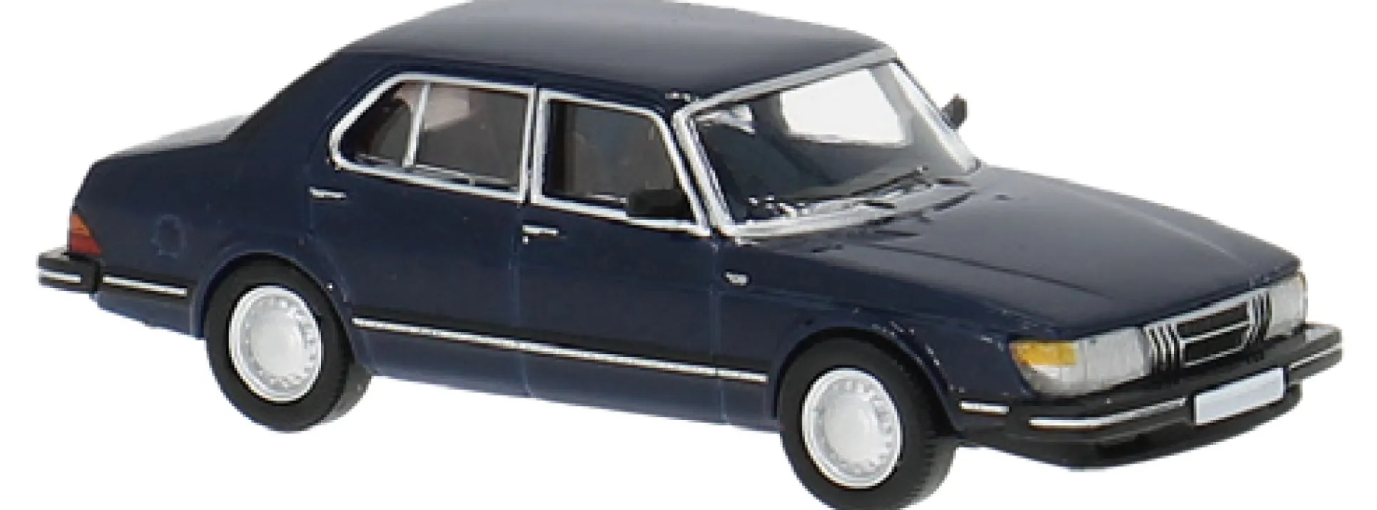 BREKINA PCX870759 Saab 900 Limousine 1981 dunkelblau Automodell 1:87