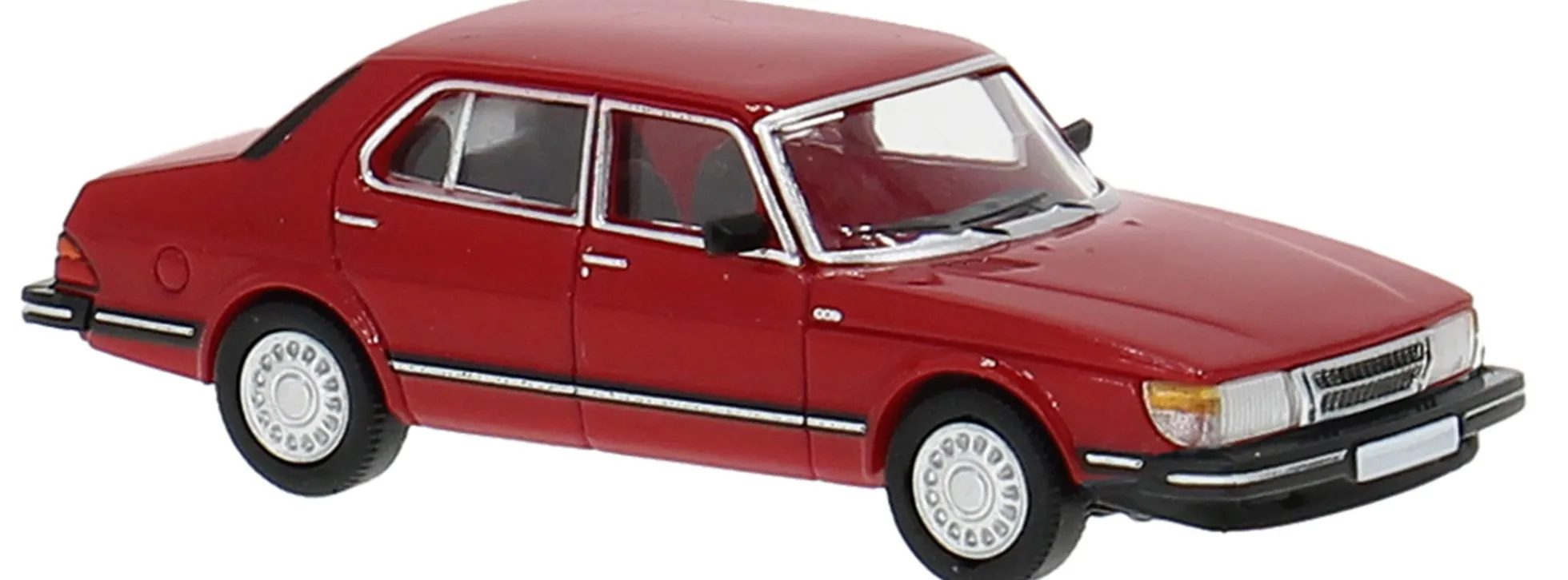 BREKINA PCX870756 Saab 900 Limousine 1981 rot Automodell 1:87