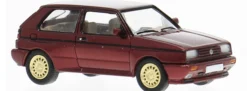 BREKINA PCX871597 VW Rallye Golf dunkelrotmetallic 1989 Automodell 1:87