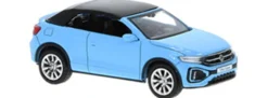 BREKINA PCX870600 VW T-Roc Cabriolet Facelift geschlossen 2022 hellblau Automodell 1:87