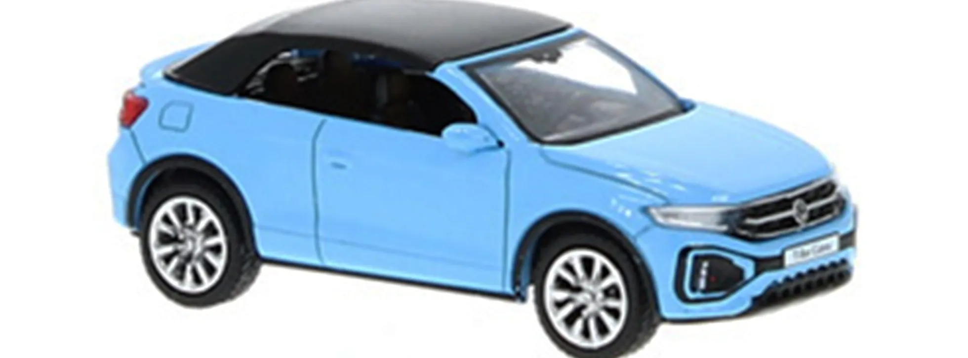 BREKINA PCX870600 VW T-Roc Cabriolet Facelift geschlossen 2022 hellblau Automodell 1:87