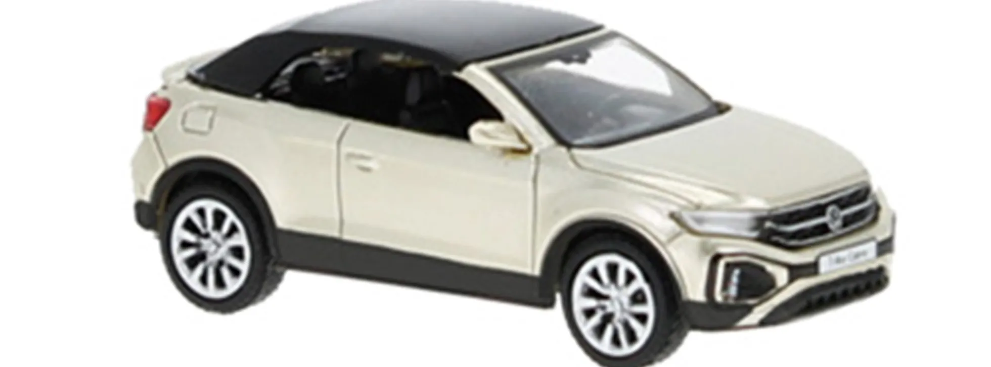 BREKINA PCX870602 VW T-Roc Cabriolet Facelift geschlossen 2022 beigemetallic Automodell 1:87