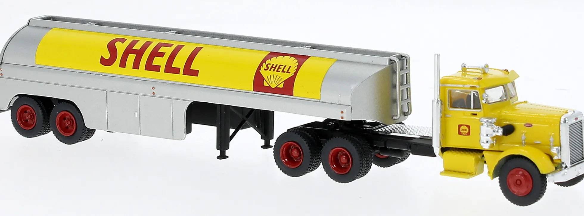 BREKINA 85762 Peterbilt 281 Benzintanksattelzug Shell 1955 LKW-Modell 1:87