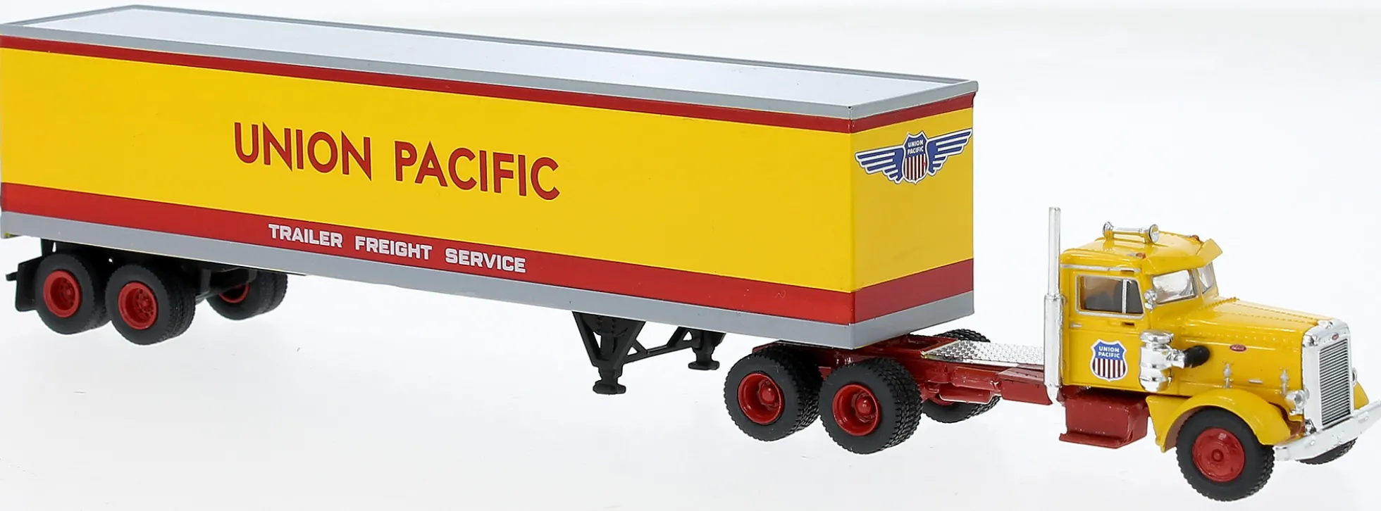 BREKINA 85765 Peterbilt 281 Koffersattelzug Union Pacific 1955 LKW-Modell 1:87