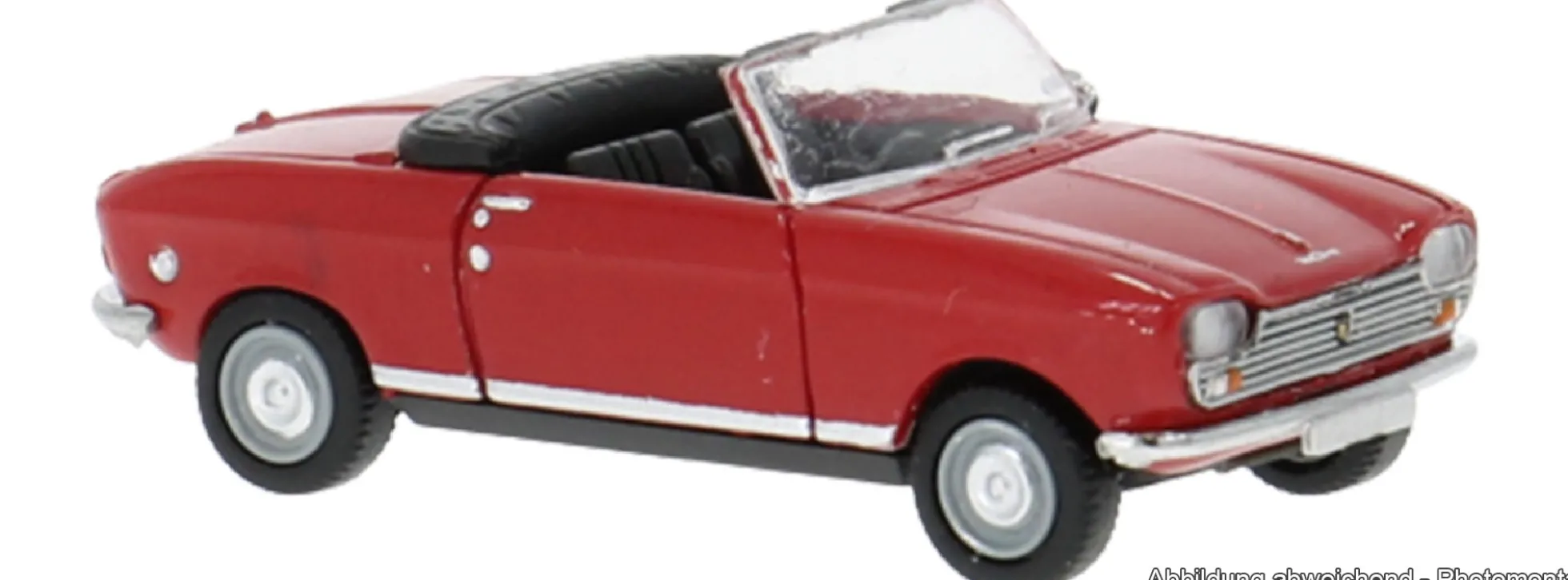 BREKINA 29175 Peugeot 204 Cabriolet rot | Modellauto 1:87