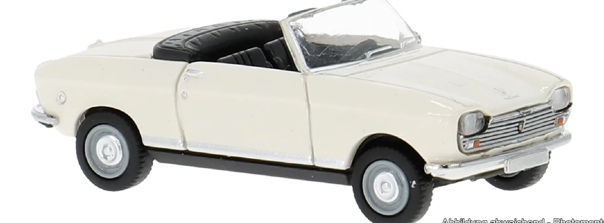 BREKINA 29176 Peugeot 204 Cabrio weiß | Modellauto 1:87