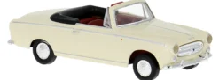 BREKINA 29163 Peugeot 403 Cabrio 1959 - weiß | Modellauto 1:87