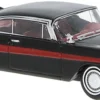 BREKINA 19682 Plymouth Fury 1958 schwarz/rot | Modellauto 1:87