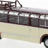 BREKINA 58065 Saurer 5 GVF-U 1951 dunkelrot und beige Busmodell 1:87