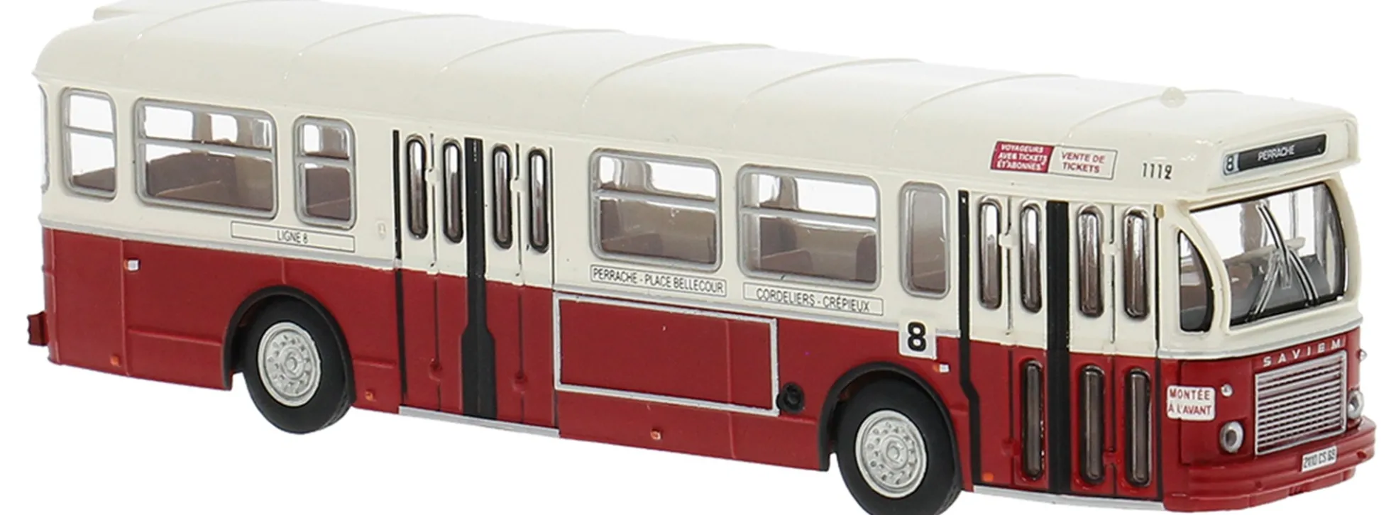 BREKINA 61402 Saviem SC 10 Lyon 1966 | Busmodell 1:87