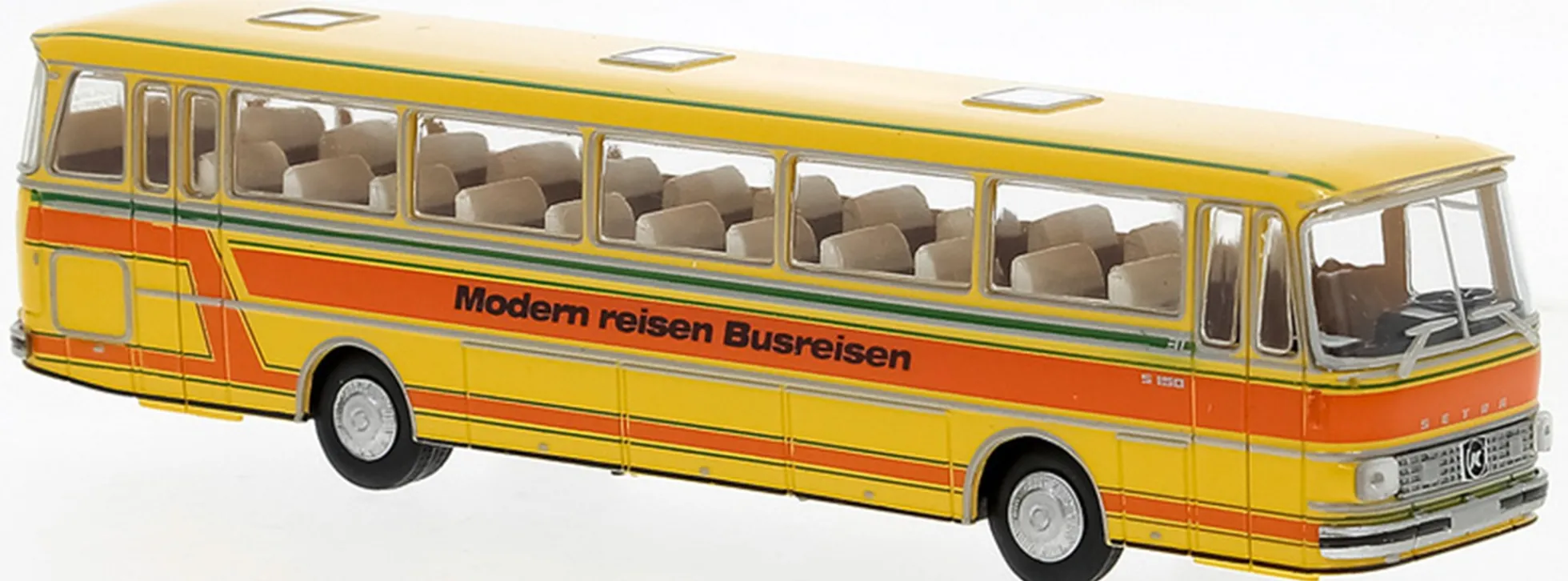 BREKINA 56053 Setra 150H Modern reisen - Busreisen 1970 Busmodell 1:87