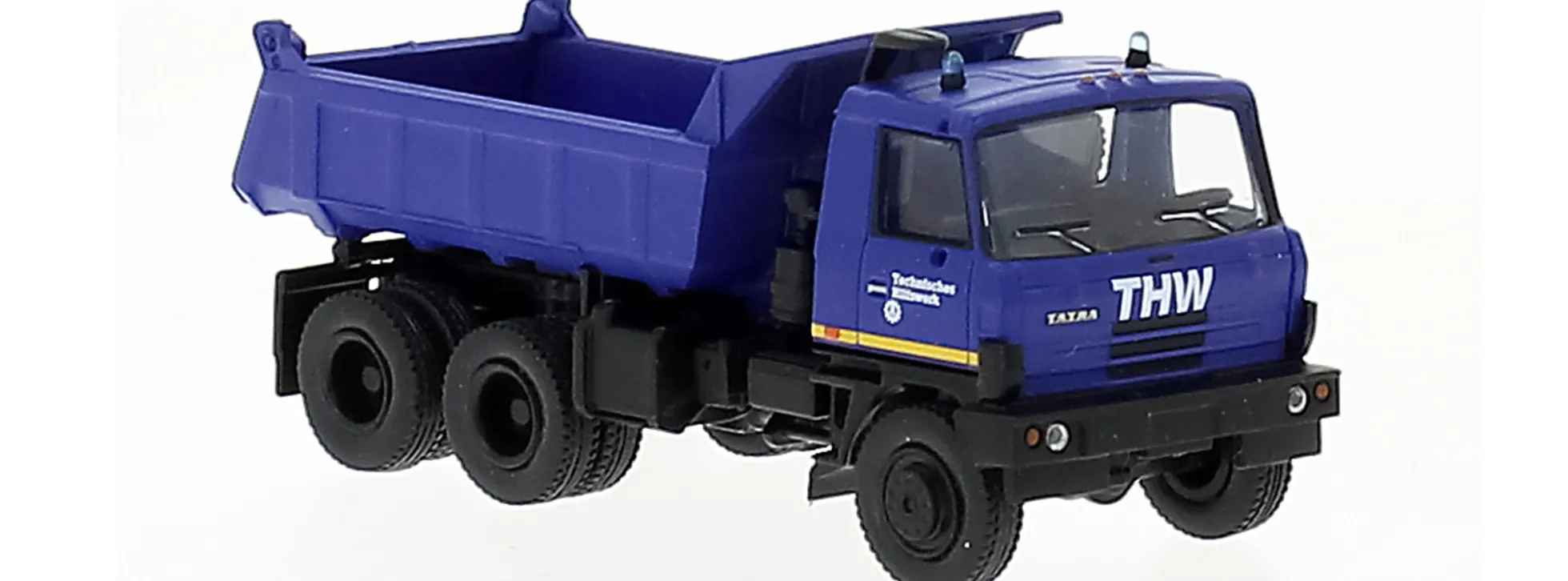 BREKINA 71906 Tatra 815 3achs KipperLKW THW 1984 Blaulichtmodell 1:87