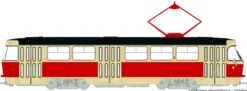 BREKINA 64501 Tatra T3/T4 Straßenbahn Chemnitz | Bahnmodell 1:87