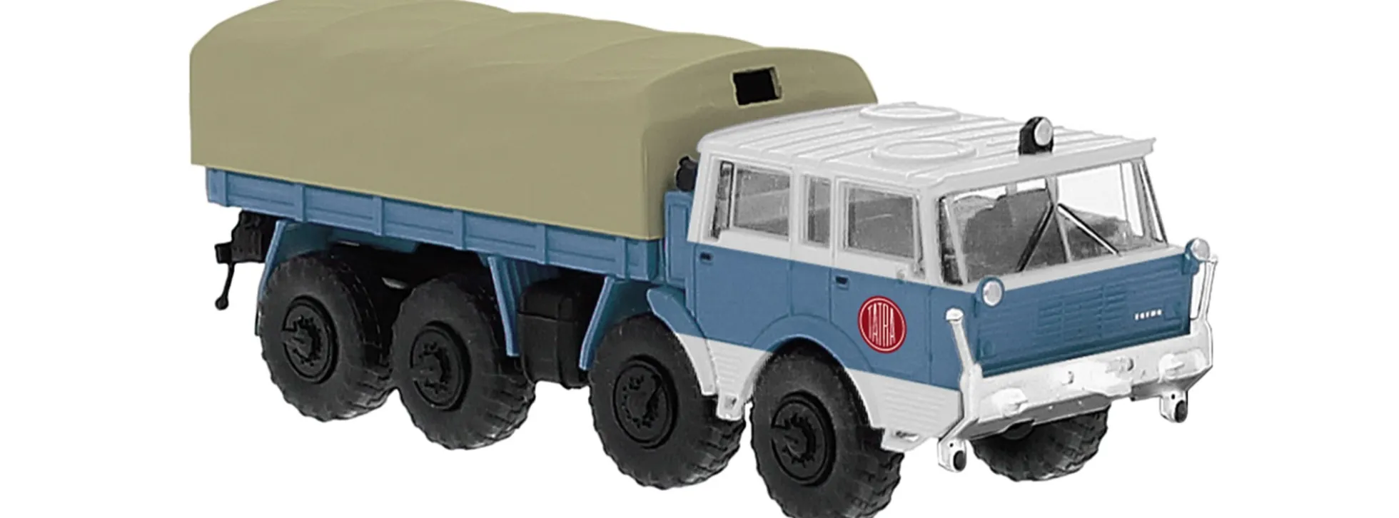 BREKINA 71941 Tatra 813 8x8 Koloss Vorführfahrzeug von Tatra 1968 | Blaulichtmodell 1:87