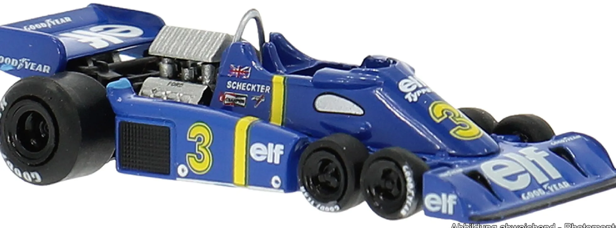 BREKINA 22850 Tyrrell P34 Jody Scheckters #3 | Modellauto 1:87