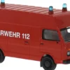 BREKINA 34950 Volkswagen LT 35 Hochraumkasten der Feuerwehr | Blaulichtmodell 1:87