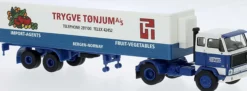 BREKINA 85679 Volvo F89 Kühlkoffersattelzug Trigve Tonjum 1972 LKW-Modell 1:87