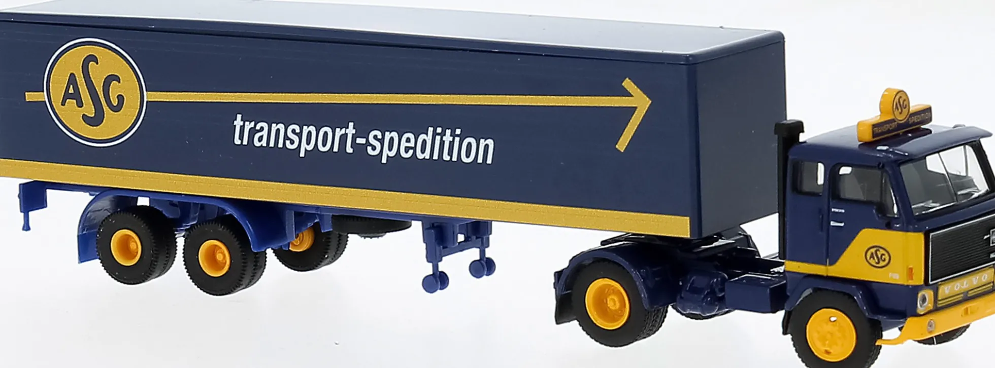 BREKINA 85675 Volvo F89 Koffersattelzug ASG 1972 LKW-Modell 1:87
