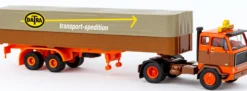 BREKINA 85673 Volvo F89 PritscheplaneSattelzug Datra 1972 LKW-Modell 1:87